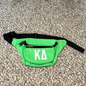 Neon green Kappa Delta Fanny pack - worn once for Bid Day